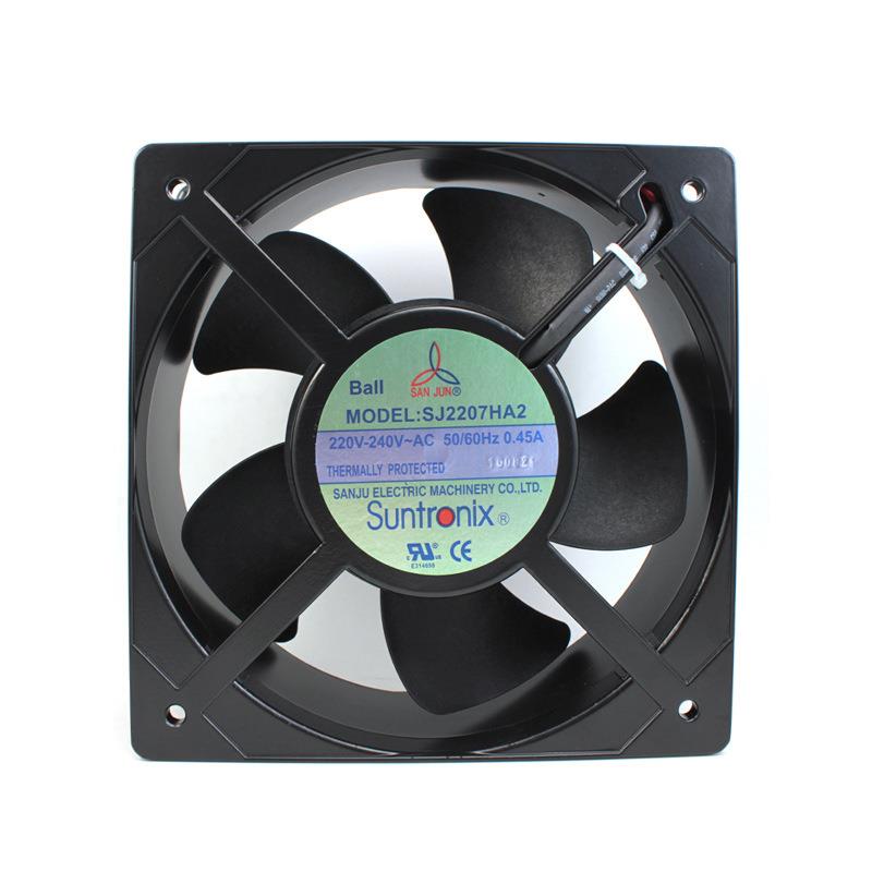 SANJUN三巨原装SJ2207HA2 220V 0.45A 2072滚珠工业机柜冷却风扇 - 图2