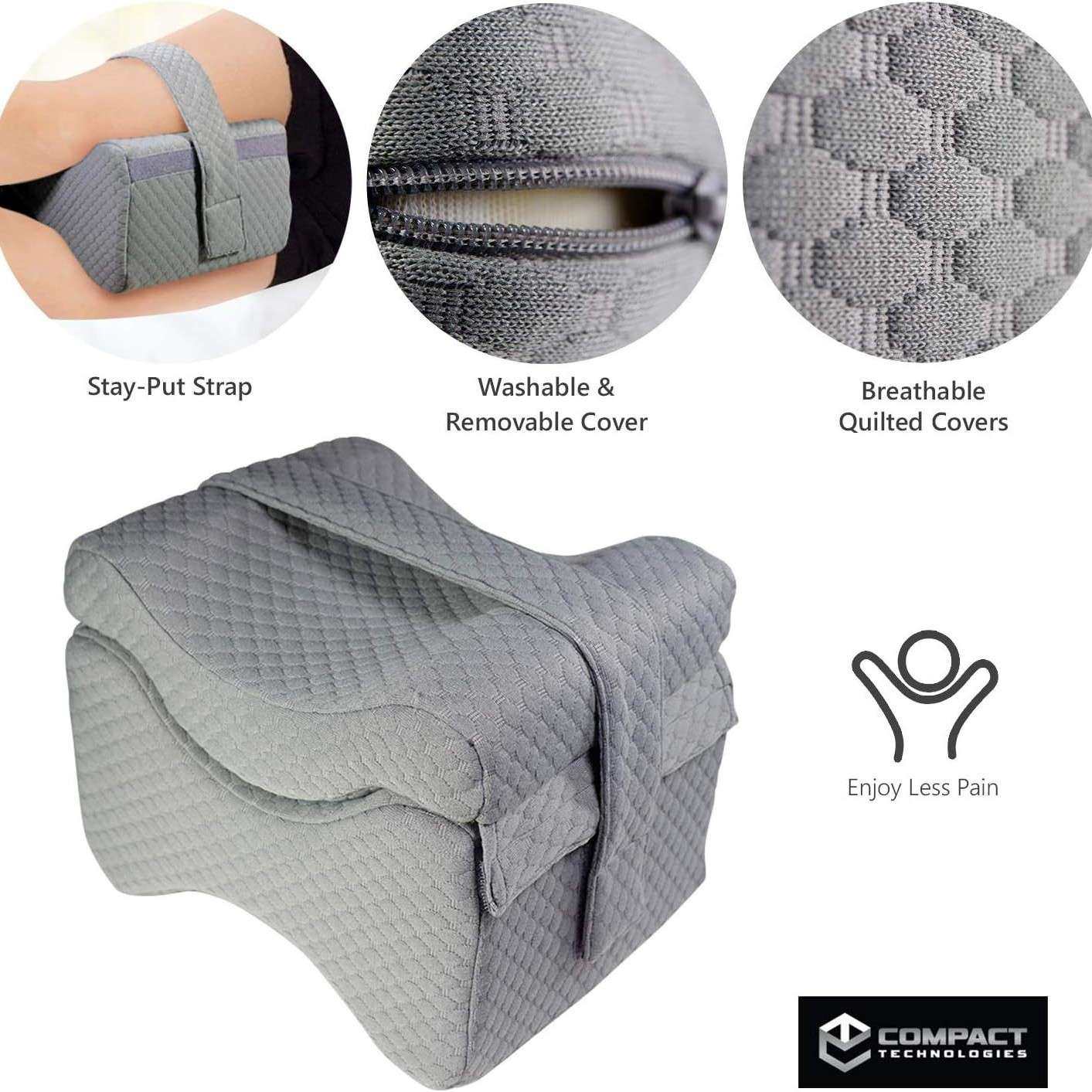 高密度海绵腿部分离垫侧睡支撑A23臀部对齐缓解疼痛带肩带的膝枕,淘宝优惠券,粉丝福利购,淘宝优惠卷