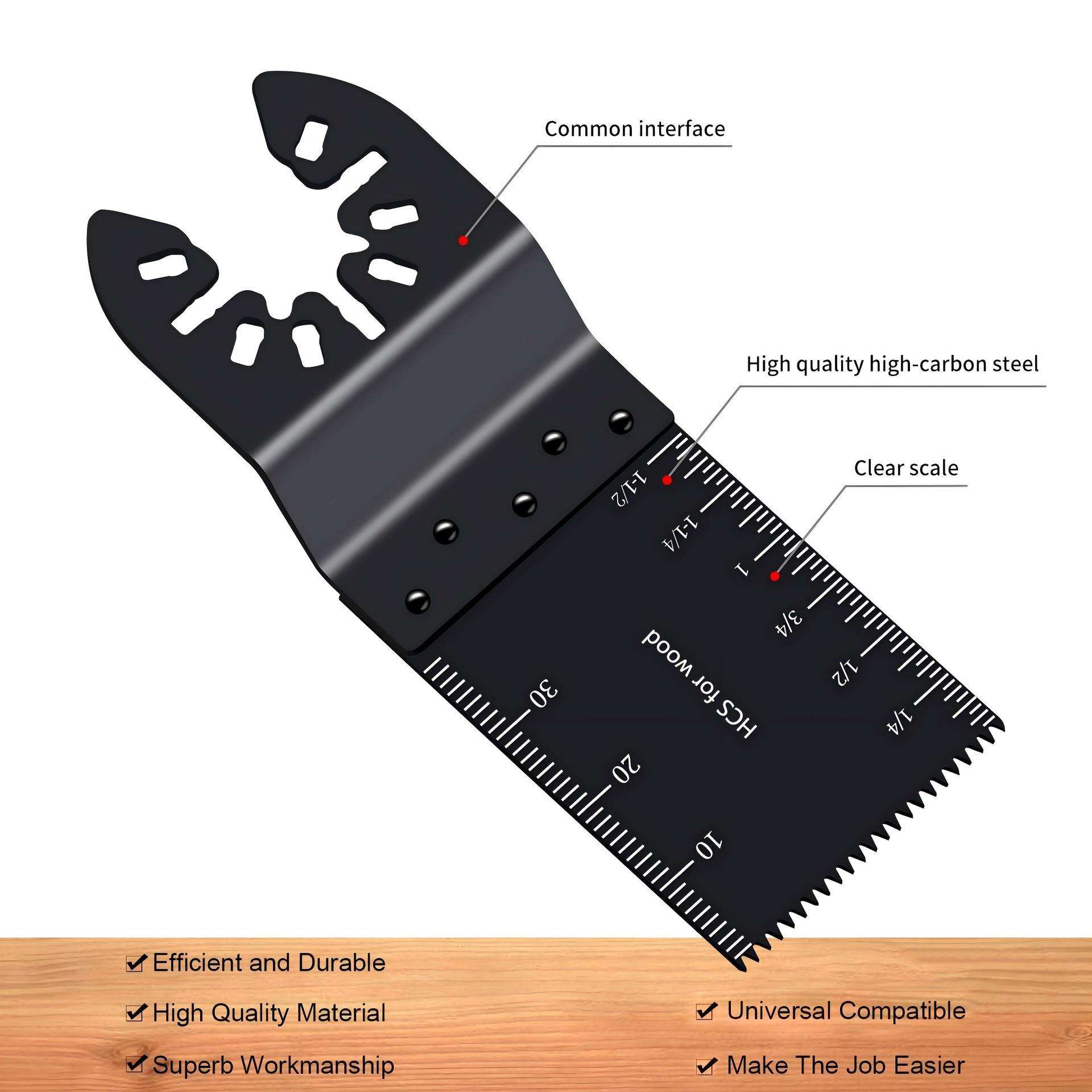 31件套装组合锯片万用宝锯片套装多用途电动工具配件万用宝修边机 - 图2