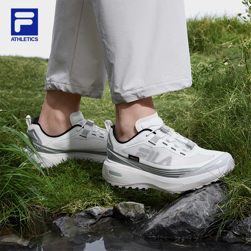 FILA斐乐柔云3户外鞋女鞋2025夏季新款跑步鞋越野跑鞋女子运动鞋 - 图1