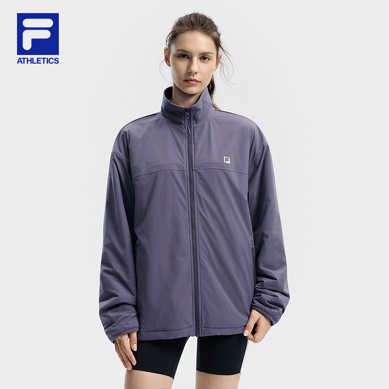 FILA 斐乐官方情侣款双面穿外套2025冬新款健身运动宽松立领上衣,淘宝优惠券,粉丝福利购,淘宝优惠卷
