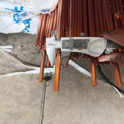 T2紫铜管 紫f铜毛细管 无缝紫铜管 纯铜管2 3 4 5 6 7 8 9 10 12m - 图1