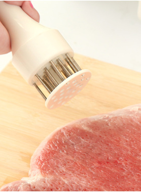 牛排猪大排快速嫩肉针松肉器敲打插肉松肉器不锈钢厨房专用松肉器