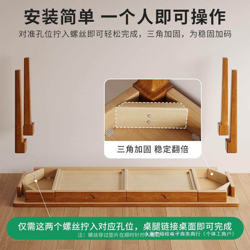 实木窄书桌宽40/45cm家用电脑桌办公小户型卧室学生写字桌长条桌,淘宝优惠券,粉丝福利购,淘宝优惠卷