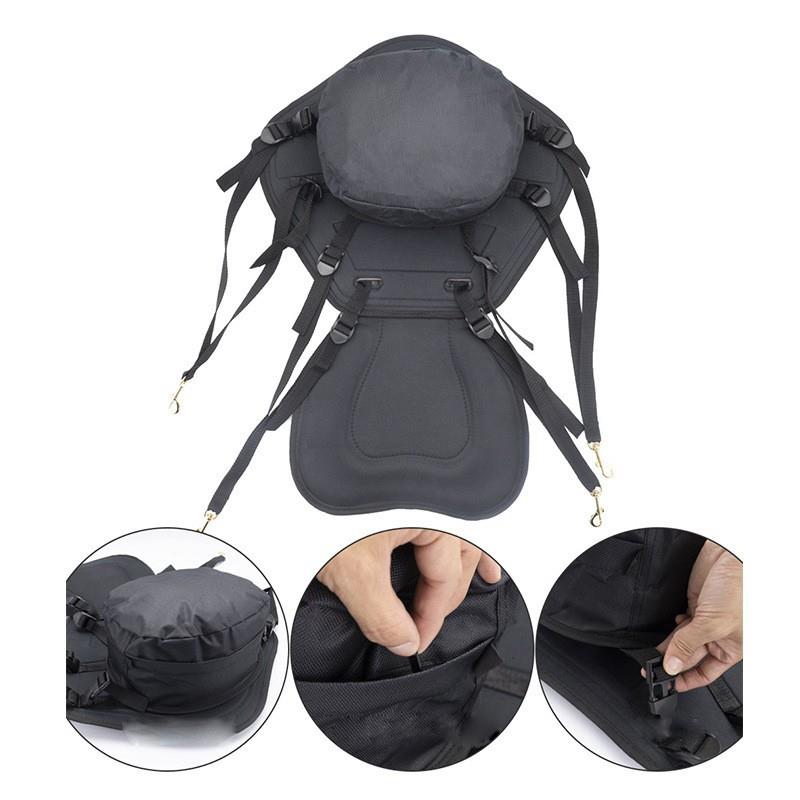 皮划艇坐垫充气桨板冲浪板坐垫可拆卸靠背座垫靠背充气船座椅可调 - 图3