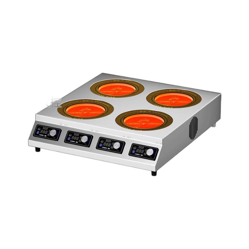 驰能商用电陶炉3500w大功率电磁炉三四六头麻辣烫双眼煲仔炉灶台 - 图3
