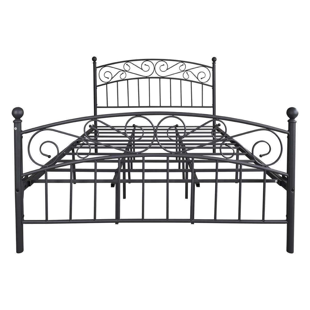 北欧民宿酒店公寓铁艺床小户型轻奢铁架床家用单身公寓简易钢木床,淘宝优惠券,粉丝福利购,淘宝优惠卷