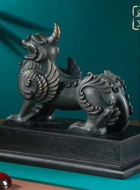 原创獬豸摆件正义神兽法律文创礼品律G所律师开业办公居家定制装