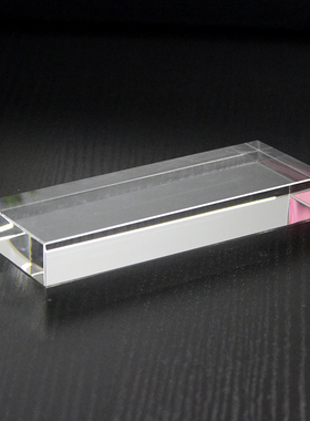 K9人造水晶玻璃底座各q种尺寸方体定制可内雕logo表面刻字摆件底