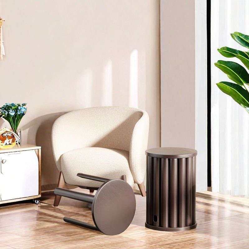 实木凳子家用可叠放简约现代叠叠乐备用凳子折叠圆凳椅子结实耐用,淘宝优惠券,粉丝福利购,淘宝优惠卷