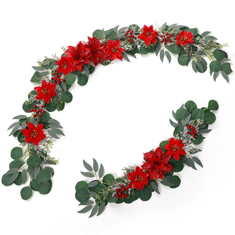 户外仿真装饰花迎宾拱门花指示牌水牌花圣诞主题桌面仿真桌旗桌花 - 图3