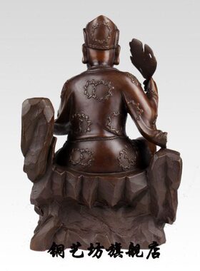 佛游家居摆设本济公铜像济公工艺品大号客厅摆设纯铜摆件昌活