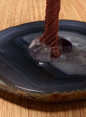 紫水晶树摆件玛瑙水晶树家居办公礼品工艺品开业车载摆件