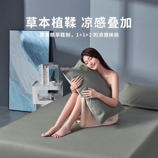 塔山牛皮凉席头层水牛皮纯真皮席子皮凉席床垫高端软席三件套加厚,淘宝优惠券,粉丝福利购,淘宝优惠卷