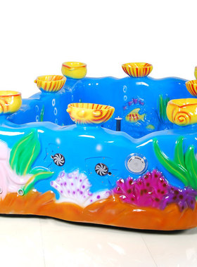 新款海洋钓鱼池 仿真模拟钓鱼设施儿童益智游艺设备 儿童乐园设备