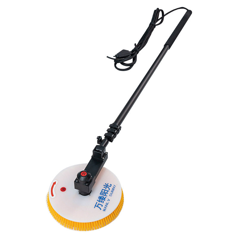 手持式单头光伏清洗圆盘刷屋顶光伏电站清洗刷太阳能板电动清洗刷,淘宝优惠券,粉丝福利购,淘宝优惠卷