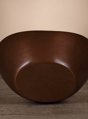 财神用品金元宝小纯聚宝盆装饰品手工紫工艺品摆件铜中式元宝道具