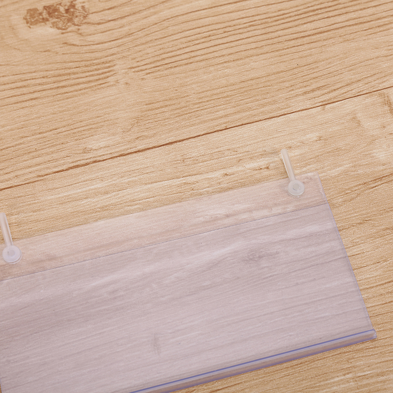 超市价格标签牌塑料斜口r笼吊挂网篮标识牌透明封套货架标识卡定 - 图0