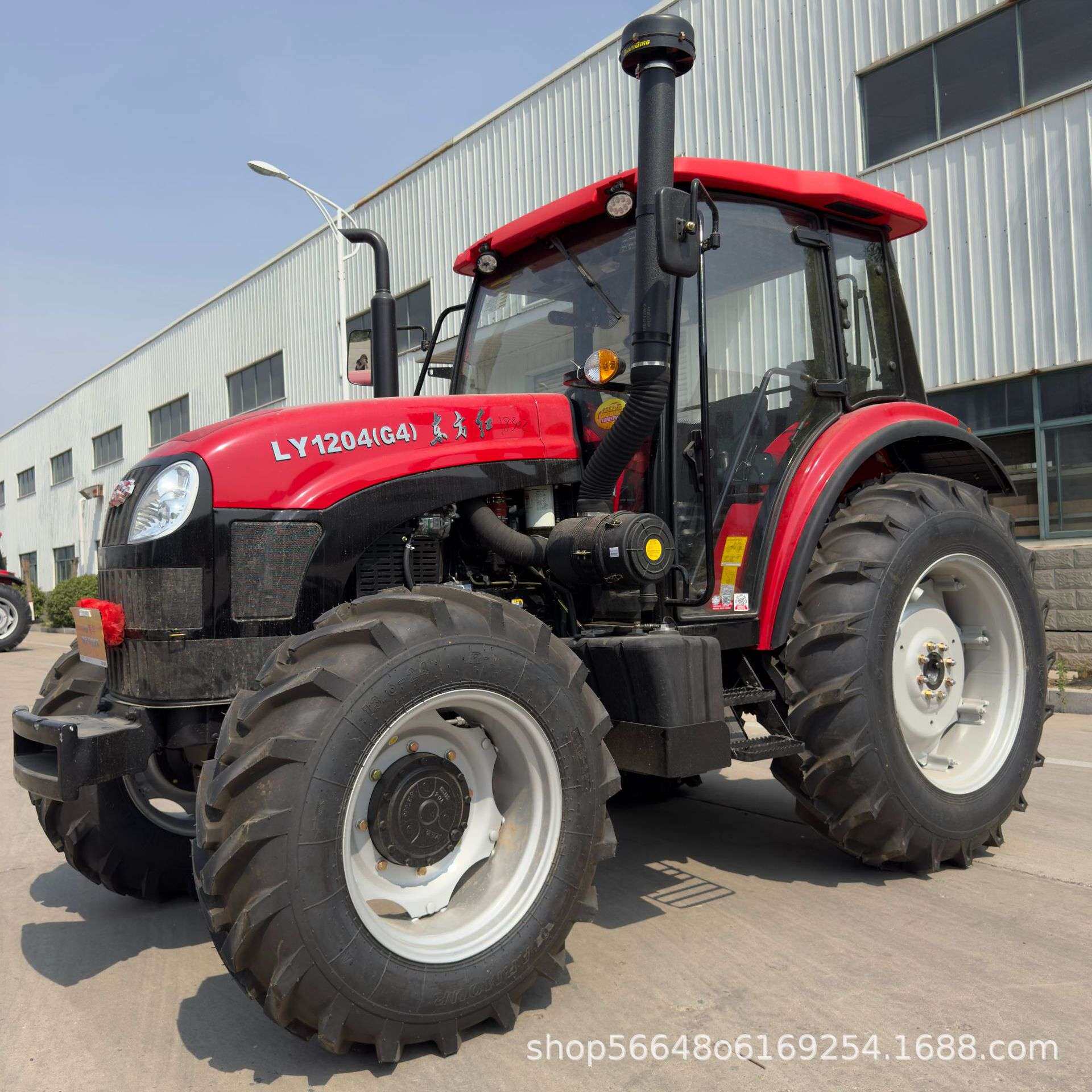 Rotary tiller diesel four-wheel drive Dongfanghong LY1204 mountain hilly paddy field agricultural tractor micro tillage machine