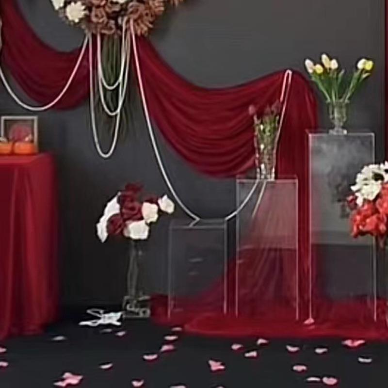 60-80-100亚克力方柱甜品台 方桶甜品台 甜品桌 dessert counter - 图0