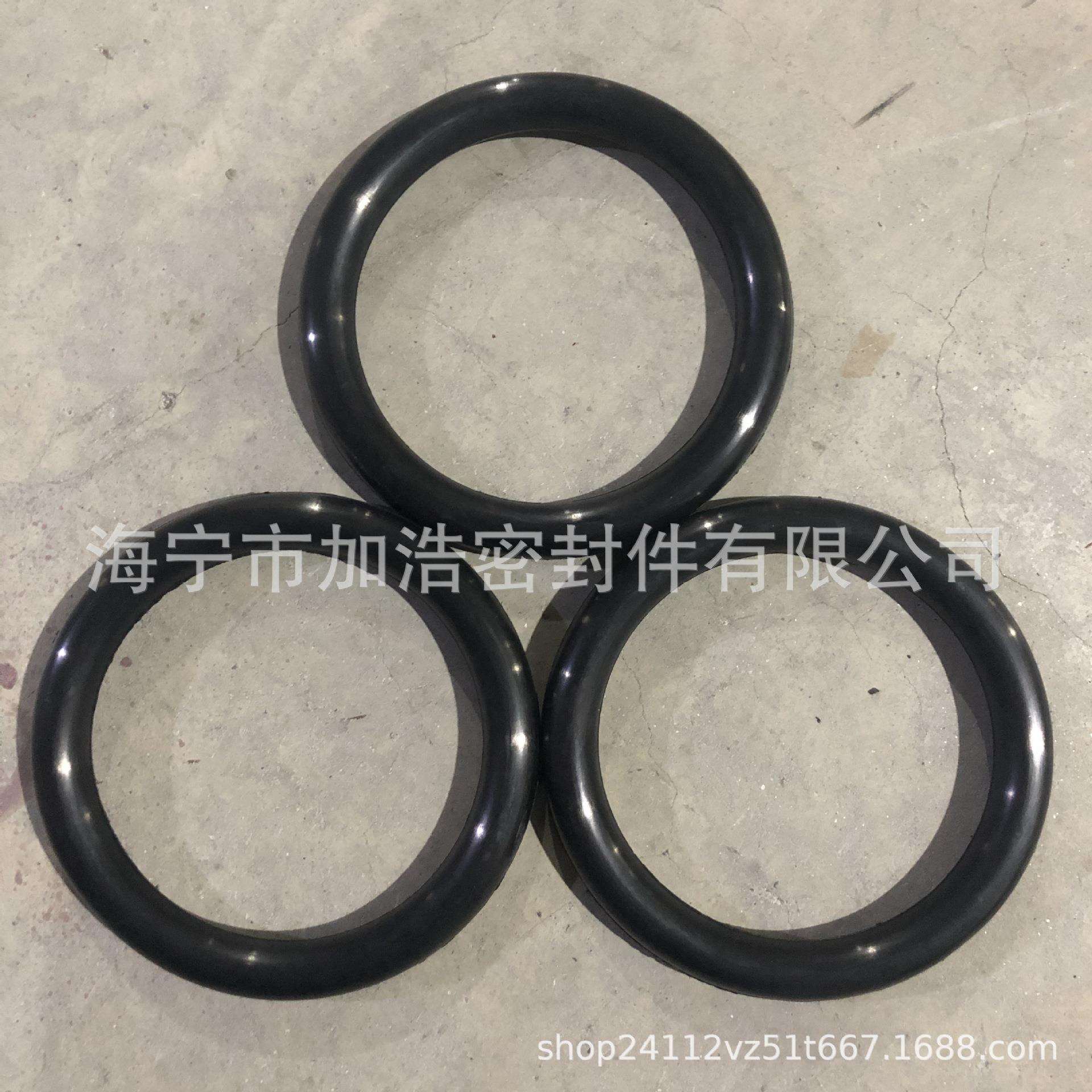 丁晴O型圈 5加仑 55加仑压盘 NBR线径22O型密封圈大型超粗 非标件 - 图0