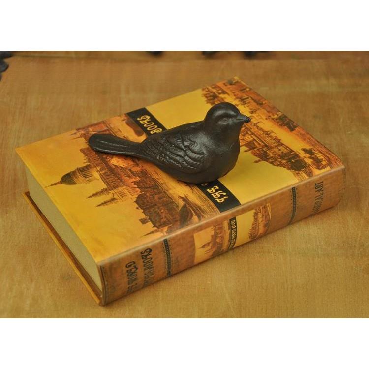 欧式铸铁小鸟门挡门阻铁艺工艺品门插庭院家居摆件门楔子门顶门塞 - 图2