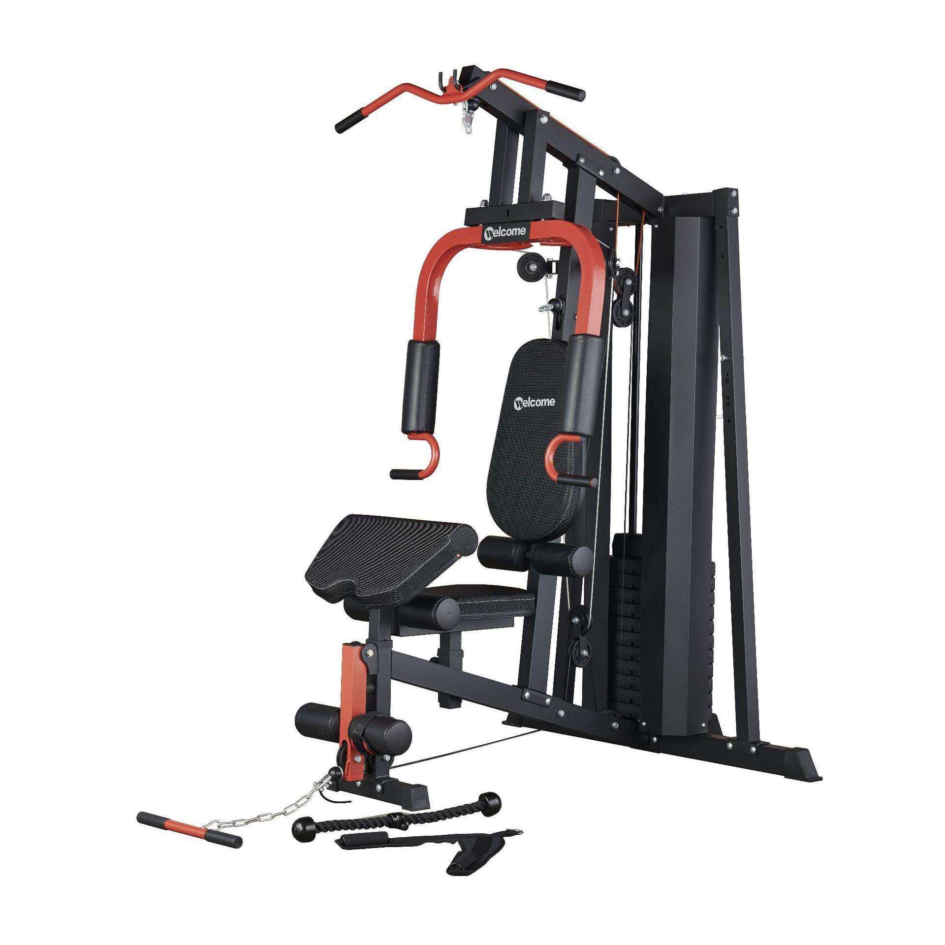健身房单人站多功能综合训练器 源头工厂家用力量健身组合器械,淘宝优惠券,粉丝福利购,淘宝优惠卷