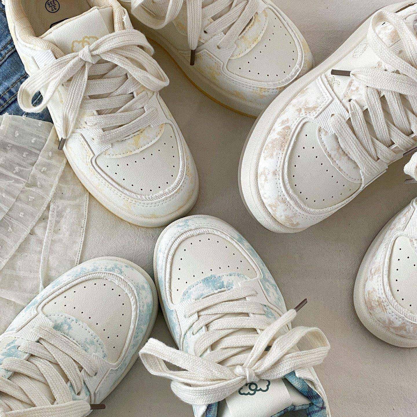 2026春季新款学生厚底面包鞋女韩版百搭运动休闲鞋原创小众小白鞋,淘宝优惠券,粉丝福利购,淘宝优惠卷