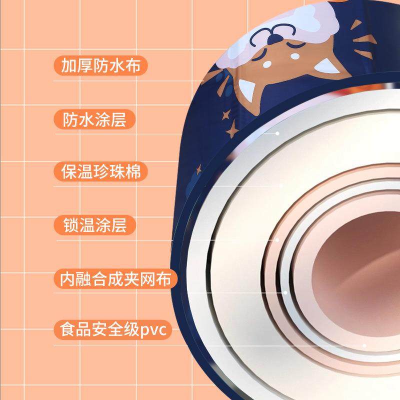 折叠泡澡桶蓝色星空冰浴桶夹棉家用宝宝澡盆洗澡人家泡脚桶免充气,淘宝优惠券,粉丝福利购,淘宝优惠卷