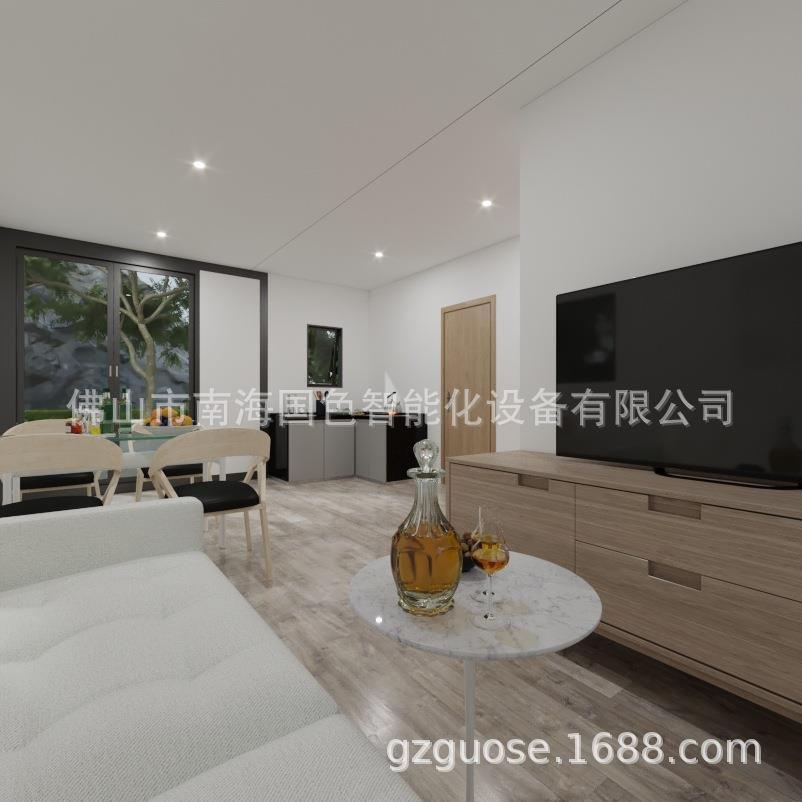 景区度假轻钢别墅酒店智能太空舱民宿创意设计集装箱商铺活动房 - 图0