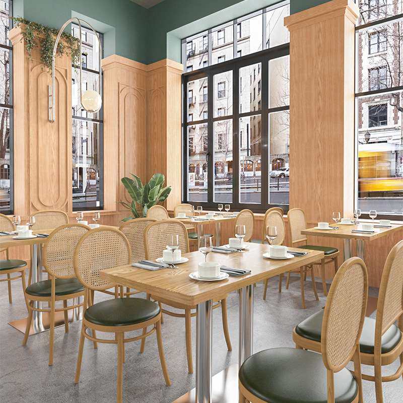 东南亚烤肉店餐桌椅组合奶茶店餐椅餐厅卡座沙发餐饮湘菜藤编椅子,淘宝优惠券,粉丝福利购,淘宝优惠卷