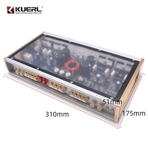 厂家额定4*120W大功率AB类车载音响改装四路四声道汽车功放 - 图0