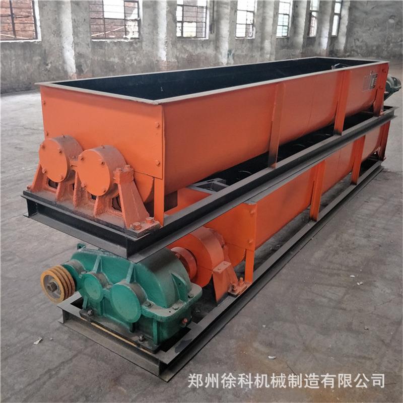 卧式煤泥加湿搅拌设备螺旋式双轴搅拌机强制搅拌成品均匀 - 图2