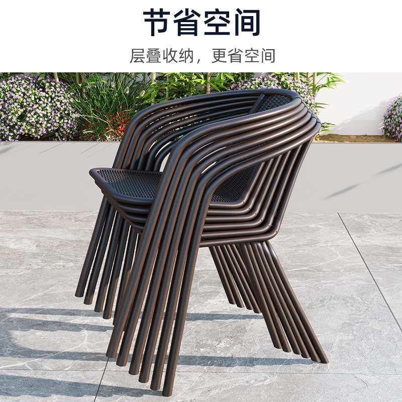 户外桌椅庭院休闲带伞组合露天奶茶店室外阳台藤椅三件套防水,淘宝优惠券,粉丝福利购,淘宝优惠卷