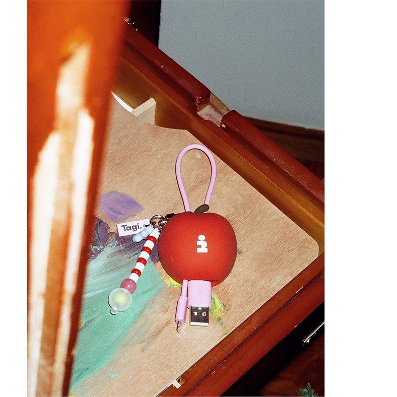Tagi.《哈哈》鼓鼓可爱网球挂件数据线 Type-C 充电包,淘宝优惠券,粉丝福利购,淘宝优惠卷