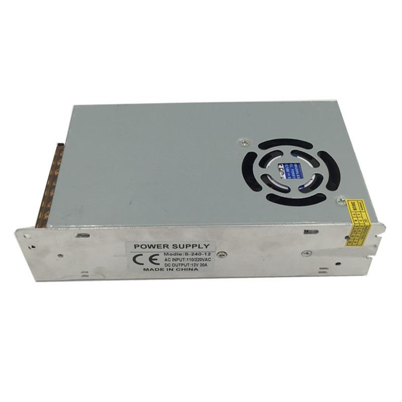 220v转12v24伏开关电源集中供电led灯箱灯带监控专用变压器20A - 图0