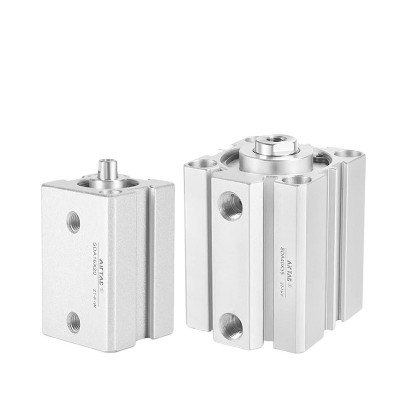 亚德客气动SDA系列薄型气缸SDA12yX40X50X63X10X60-不带磁内牙型 - 图3