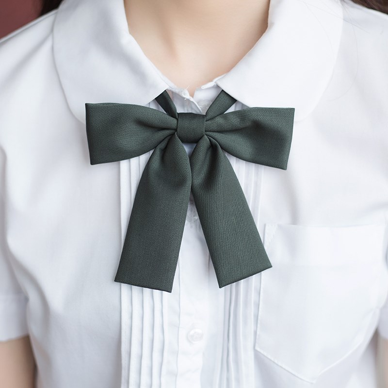 【梗豆物语】hJK制服手作领结百褶裙同色多款多色可选学生领结 - 图1