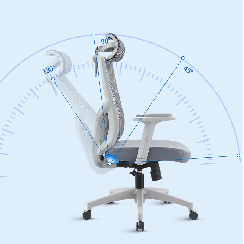 办公室员工办公椅家用电脑椅子带可拆卸抱枕腰枕职员椅转椅网布椅 - 图2