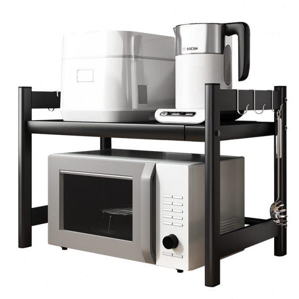 微波炉架子置物架台面烤箱可伸缩双层多功能桌面厨房收纳家用橱柜,淘宝优惠券,粉丝福利购,淘宝优惠卷