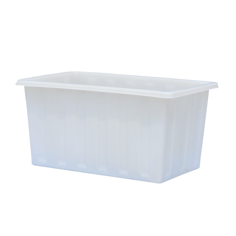 加厚大号牛筋塑料l水箱长方形储水桶水产养殖方桶养鱼卖鱼牛筋浅 - 图3