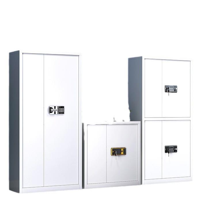 钢制保险柜加厚多层木纹卧室抽屉式文件柜档案资料办公室财务铁柜 - 图3