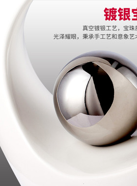 轻奢现代家居客h厅电视柜玄关酒柜办公室装饰品招财摆件陶瓷工艺