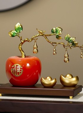 新中式福禄平安摆件陶瓷工艺品客B厅玄关高档送人乔迁入宅寓意好