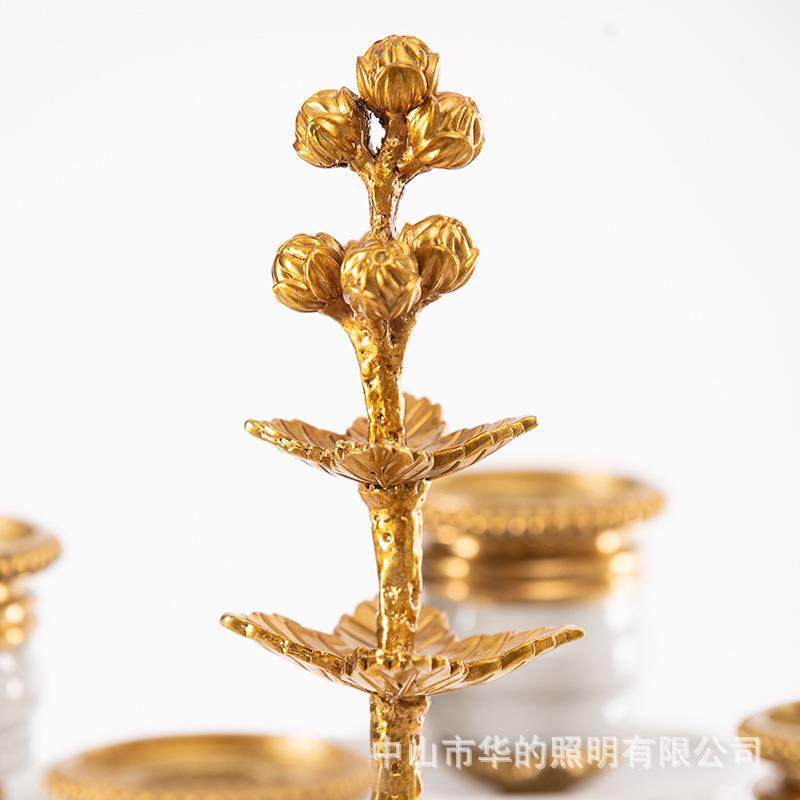 欧美式多头陶瓷铜配摆件客厅茶几玄关轻奢瓷烛台软装家居饰品摆设,淘宝优惠券,粉丝福利购,淘宝优惠卷