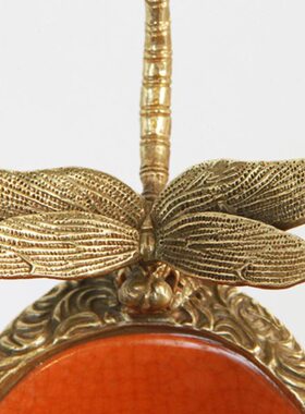 糖果盘居釉首饰盘-铜元-陶瓷美碟宝橙81660欧式盆装饰高蒂3镶10