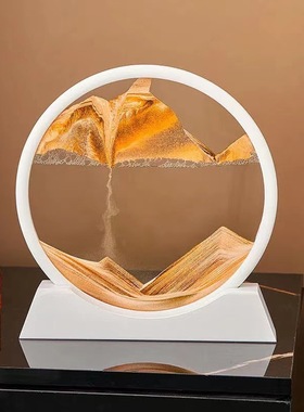 流沙画摆件创意艺术客厅t办公室酒柜电视柜家居轻奢装饰品礼物沙