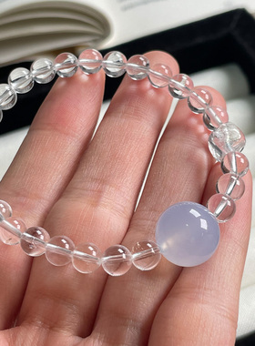 天然水晶糖果色多宝多圈手链