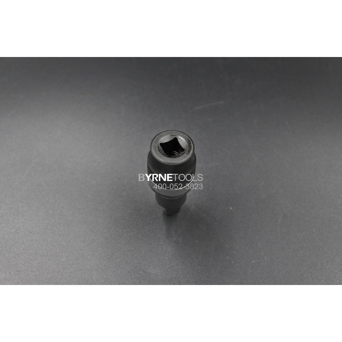 天赋GENIUS进口工具 3/8系列10mm气动万向接头套筒转换头700107 - 图1