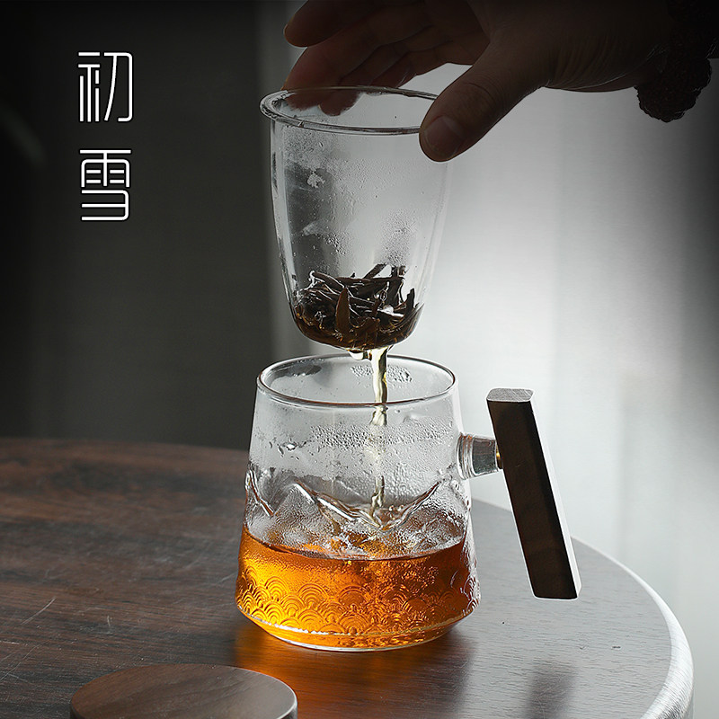 个人专用男士茶水分离泡茶杯办公室水杯大容量茶道杯单人玻璃杯子,淘宝优惠券,粉丝福利购,淘宝优惠卷